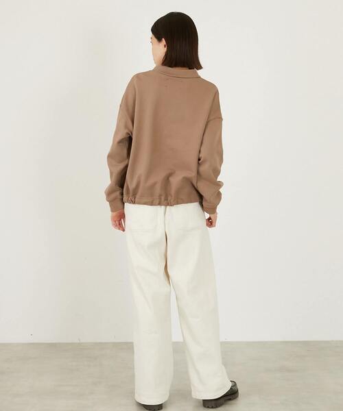 LOGEMENT DE CLAIRE（ロジュモンドクレール）の「【LOURMARIN】裾ドロストプルオーバー（Tシャツ/カットソー・レディース・クリーム/チャコールグレー/モカ・FREE）」の15枚目の写真