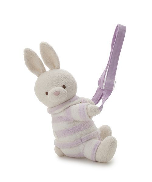 gelato pique（ジェラートピケ）の「【KIDS】エアリーモコラビットポシェット（ショルダーバッグ・キッズ・ラベンダー・F）」の4枚目の写真