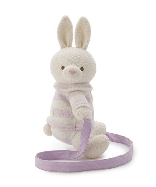 gelato pique（ジェラートピケ）の「【KIDS】エアリーモコラビットポシェット（ショルダーバッグ・キッズ・ラベンダー・F）」の5枚目の写真