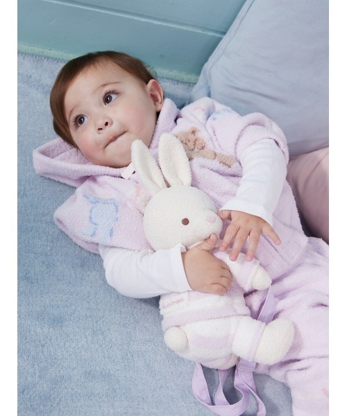 gelato pique（ジェラートピケ）の「【KIDS】エアリーモコラビットポシェット（ショルダーバッグ・キッズ・ラベンダー・F）」の3枚目の写真