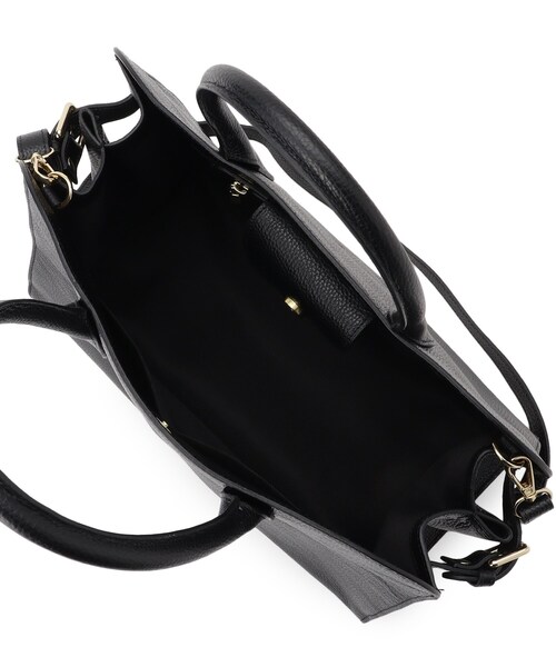 MILOS（ミロス）の「MILOS（ミロス）サイドベルト付きトートバッグ（トートバッグ・レディース・ブラック・00）」の6枚目の写真