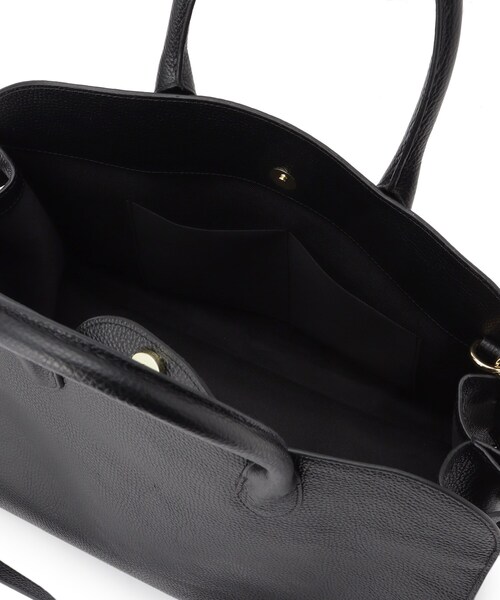 MILOS（ミロス）の「MILOS（ミロス）サイドベルト付きトートバッグ（トートバッグ・レディース・ブラック・00）」の9枚目の写真