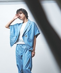 maarook（マルーク）の「ネップデニムテーラードジャケット（テーラードジャケット）」