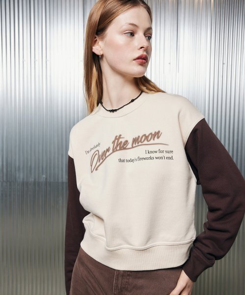 LARTIGENT(ラーティゼン)の「L2 THE MOON SWEATSHIRT(BROWN)(スウェット・レディース・その他・FREE)」の2枚目の写真