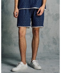 wjk（ダヴルジェイケイ）の「jacquard summer knit shorts（その他パンツ）」