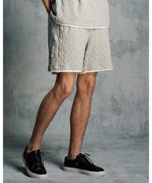 wjk（ダヴルジェイケイ）の「jacquard summer knit shorts（その他パンツ）」
