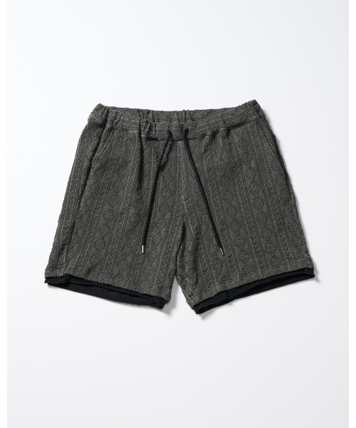 wjk(ダヴルジェイケイ)の「jacquard summer knit shorts(その他パンツ・メンズ・トップグレー/ブラック/ネイビー・SMALL/MEDIUM/LARGE/X-LARGE)」の20枚目の写真