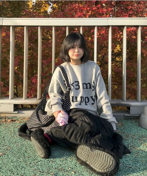 Retriever Club（レトリーバークラブ）の「LOVE PUPPY CREWNECK [GRAY]（スウェット・レディース・その他・S/L）」の3枚目の写真