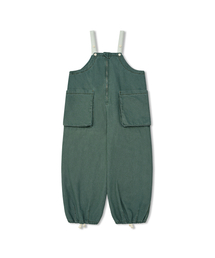 ANGLAN（アングラン）の「Side Pocket Twill Balloon Overall - Khaki（サロペット/オーバーオール）」