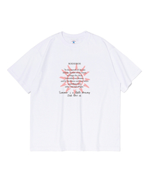 ROIDESROIS（ロワデロワ）の「スマイルサマーグラフィック半袖Tシャツ（ホワイト）（Tシャツ/カットソー）」