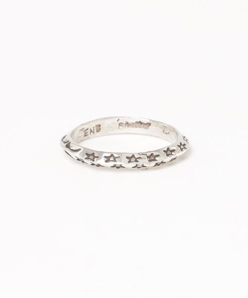 ERICKA NICOLAS BEGAY(エリッカ ニコラス ビゲイ)の「【ERICKA NICOLAS BEGAY】 NAVAJO STAMP RING SVRG TA ST(リング・メンズ・E/D/I/G/B/C/K/J/H/A/F/L・13号/12号/20号/17号/10号/23号/22号/14号/24号)」の3枚目の写真