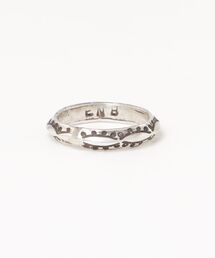 ERICKA NICOLAS BEGAY（エリッカ ニコラス ビゲイ）の「【ERICKA NICOLAS BEGAY】 NAVAJO STAMP RING SVRG TA ST（リング）」