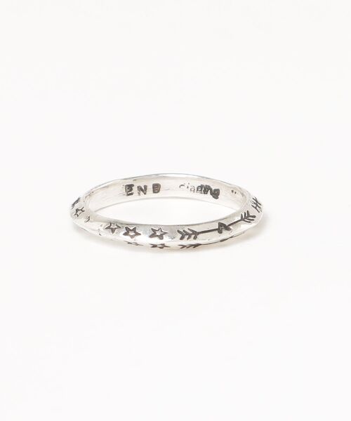 ERICKA NICOLAS BEGAY(エリッカ ニコラス ビゲイ)の「【ERICKA NICOLAS BEGAY】 NAVAJO STAMP RING SVRG TA ST(リング・メンズ・E/D/I/G/B/C/K/J/H/A/F/L・13号/12号/20号/17号/10号/23号/22号/14号/24号)」の7枚目の写真