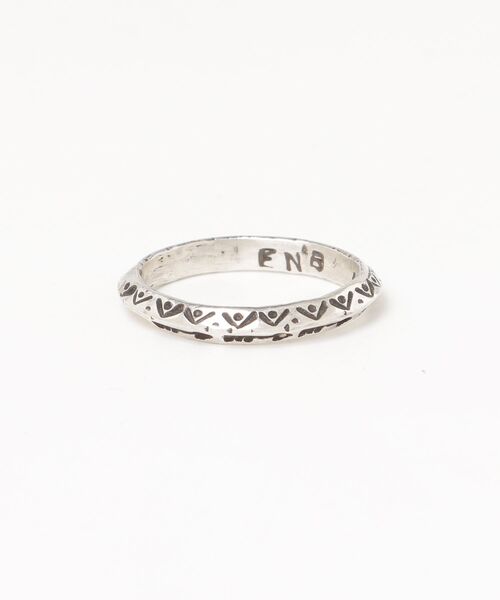 ERICKA NICOLAS BEGAY(エリッカ ニコラス ビゲイ)の「【ERICKA NICOLAS BEGAY】 NAVAJO STAMP RING SVRG TA ST(リング・メンズ・E/D/I/G/B/C/K/J/H/A/F/L・13号/12号/20号/17号/10号/23号/22号/14号/24号)」の9枚目の写真