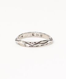 ERICKA NICOLAS BEGAY（エリッカ ニコラス ビゲイ）の「【ERICKA NICOLAS BEGAY】 NAVAJO STAMP RING SVRG TA ST（リング）」