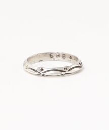 ERICKA NICOLAS BEGAY（エリッカ ニコラス ビゲイ）の「【ERICKA NICOLAS BEGAY】 NAVAJO STAMP RING SVRG TA ST（リング）」