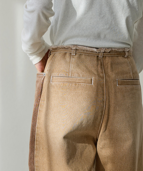 JOURNAL STANDARD(ジャーナルスタンダード)の「13ozカラーライン デニム(デニムパンツ・レディース・ベージュ/ブルー系その他・36/38)」の12枚目の写真