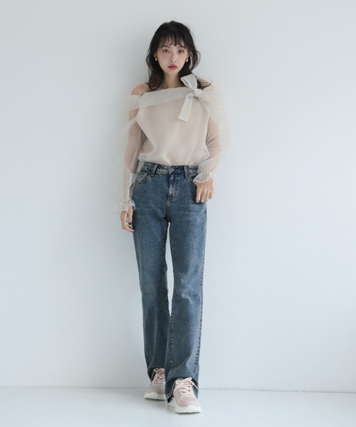 VIVIAN(ヴィヴィアン)の「ラメメッシュレースアップスニーカー(スニーカー・レディース・ピンク/アイボリー・LL/L/M)」の7枚目の写真