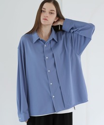 SOCCE | ルーズシルエットアシメトリックレイヤーシャツ(シャツ/ブラウス)