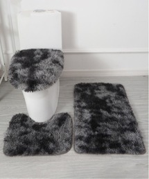 Ein（アイン）の「Ein/【3点セット】トイレマット カバー 浴室マット ロングシャギー ふわふわ マット（バス/トイレグッズ）」