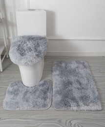 Ein（アイン）の「Ein/【3点セット】トイレマット カバー 浴室マット ロングシャギー ふわふわ マット（バス/トイレグッズ）」