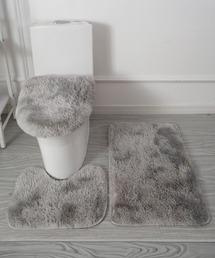 Ein（アイン）の「Ein/【3点セット】トイレマット カバー 浴室マット ロングシャギー ふわふわ マット（バス/トイレグッズ）」
