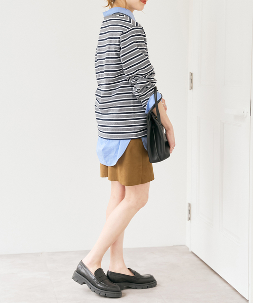 Spick & Span(スピックアンドスパン)の「マルチボーダーTシャツ(Tシャツ/カットソー・レディース・その他4/その他1・FREE)」の9枚目の写真