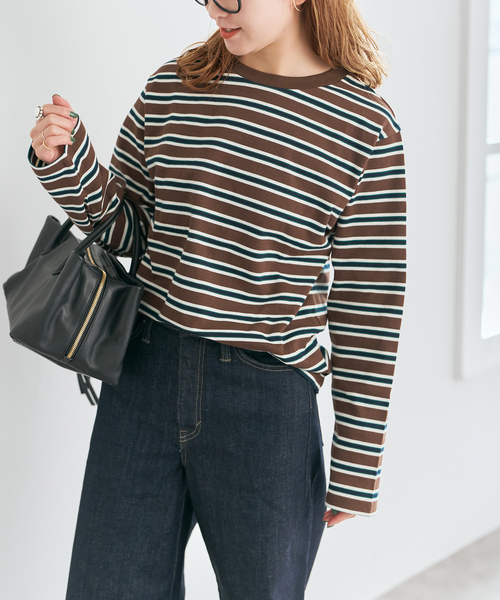 Spick & Span(スピックアンドスパン)の「マルチボーダーTシャツ(Tシャツ/カットソー・レディース・その他4/その他1・FREE)」の11枚目の写真