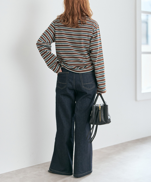 Spick & Span(スピックアンドスパン)の「マルチボーダーTシャツ(Tシャツ/カットソー・レディース・その他4/その他1・FREE)」の15枚目の写真