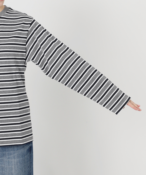Spick & Span(スピックアンドスパン)の「マルチボーダーTシャツ(Tシャツ/カットソー・レディース・その他4/その他1・FREE)」の20枚目の写真