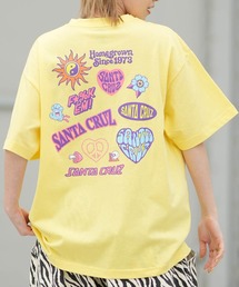 SANTA CRUZ/サンタクルーズ 半袖 Tシャツ レディース SC FUN MAP S/S TEE ムラサキ限定 502262434