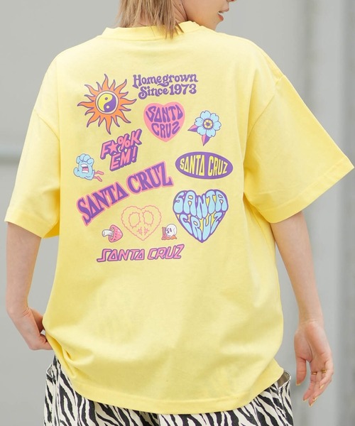 セール】SANTA CRUZ/サンタクルーズ 半袖 Tシャツ レディース SC FUN