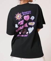 SANTA CRUZ/サンタクルーズ 半袖 Tシャツ レディース SC FUN MAP S/S TEE ムラサキ限定 502262434