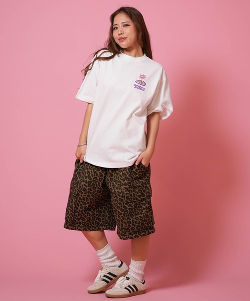 SANTA CRUZ(サンタクルーズ)の「SANTA CRUZ/サンタクルーズ 半袖 Tシャツ レディース SC FUN MAP S/S TEE ムラサキ限定 502262434(Tシャツ/カットソー・レディース・シルバーグレー/ホワイト/ブラック/イエロー・L/XL/M)」の7枚目の写真