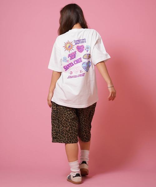 セール】SANTA CRUZ/サンタクルーズ 半袖 Tシャツ レディース SC FUN