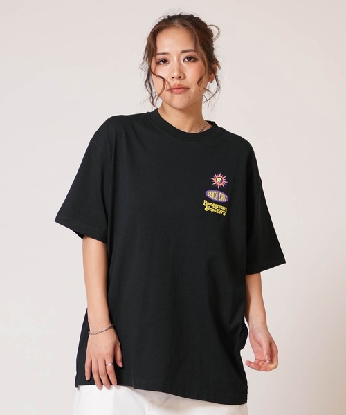 SANTA CRUZ(サンタクルーズ)の「SANTA CRUZ/サンタクルーズ 半袖 Tシャツ レディース SC FUN MAP S/S TEE ムラサキ限定 502262434(Tシャツ/カットソー・レディース・シルバーグレー/ホワイト/ブラック/イエロー・L/XL/M)」の9枚目の写真