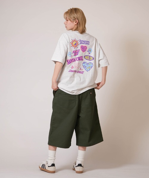 SANTA CRUZ(サンタクルーズ)の「SANTA CRUZ/サンタクルーズ 半袖 Tシャツ レディース SC FUN MAP S/S TEE ムラサキ限定 502262434(Tシャツ/カットソー・レディース・シルバーグレー/ホワイト/ブラック/イエロー・L/XL/M)」の16枚目の写真