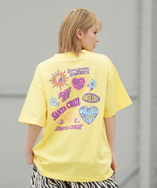 セール】SANTA CRUZ/サンタクルーズ 半袖 Tシャツ レディース SC FUN