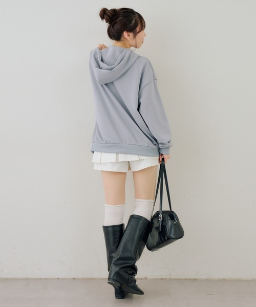 Another Branch olive des olive（アナザーブランチオリーブデオリーブ）の「フードロゴＺＩＰパーカー（パーカー・レディース・ピンク/ネイビー/アイボリー/サックスブルー/グレー・FREE）」の16枚目の写真