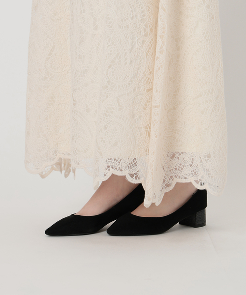 La TOTALITE（ラトータリテ）の「【洗える】TORRAZZO DONNA/トラッゾドンナ 別注レーススカート（スカート・レディース・アイボリー/ブラック/ホワイト・FREE）」の14枚目の写真