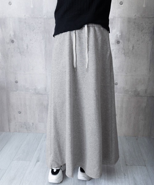 Miniministore(ミニミニストア)の「スウェットロングスカート 美脚 春秋冬(スカート・レディース・グレー/ネイビー/ブラック・M/S/L)」の17枚目の写真