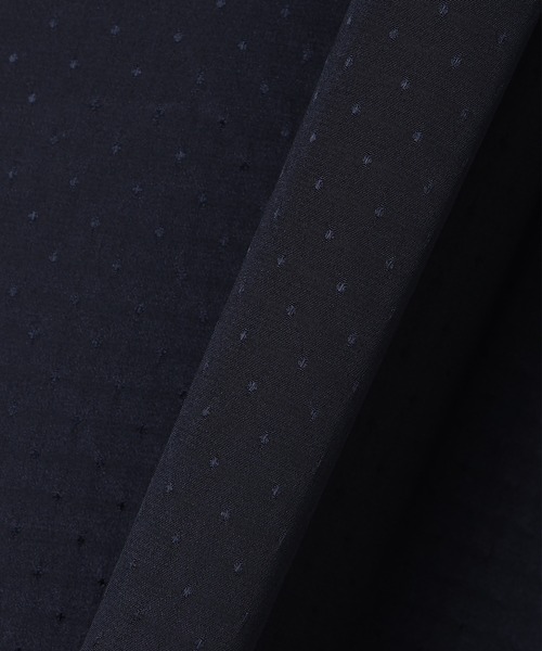 A/C DESIGN BY ALPHA CUBIC（エーシーデザインバイアルファキュービック）の「フロントタックワンピース【ファーストライン】（ワンピース・レディース・ネイビー/ブラック・9号/11号/13号）」の4枚目の写真