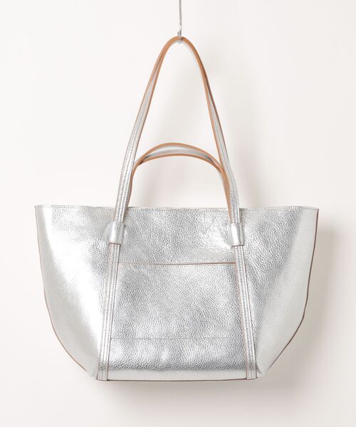 inter-chaussures（インターショシュール）の「【RIPANI】A4対応ダブルハンドルトート(Q66407)（トートバッグ・レディース・シルバー・ALL）」の2枚目の写真