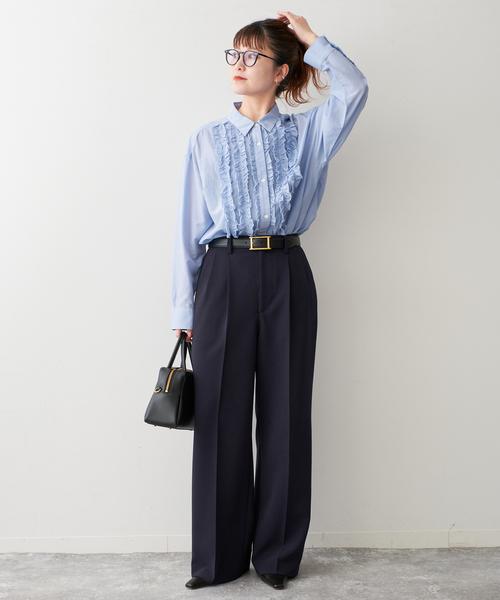 Spick & Span（スピックアンドスパン）の「《追加》ATELIER AMBOISE/アトリエ アンボワーズ Hバックルベルト（ベルト・レディース・ブラック・FREE）」の5枚目の写真