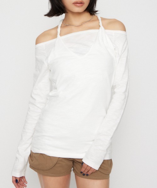 HALTER NECK CUT チュニック（チュニック）｜LAGUA GEM（ラグアジェム