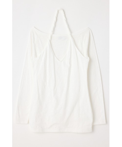 LAGUA GEM(ラグアジェム)の「HALTER NECK CUT チュニック(Tシャツ/カットソー・レディース・ブラック/カーキ/ホワイト・FREE)」の20枚目の写真