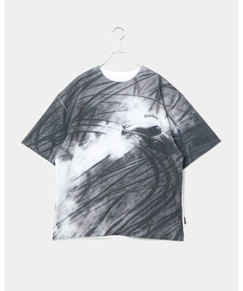 APPLEBUM(アップルバム)の「“Drift Marks” T-shirt(Tシャツ/カットソー・メンズ・ホワイト・MEDIUM/LARGE/X-LARGE)」の1枚目の写真