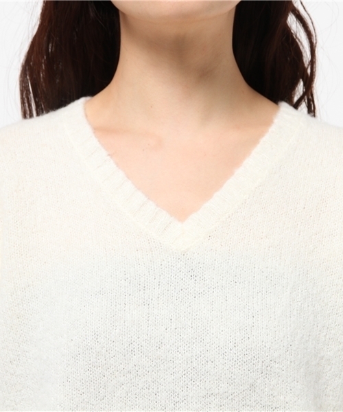 MOUSSY（マウジー）の「BOUCLE OP（ワンピース・レディース・トップグレー/オフホワイト/ブラウン・FREE）」の8枚目の写真