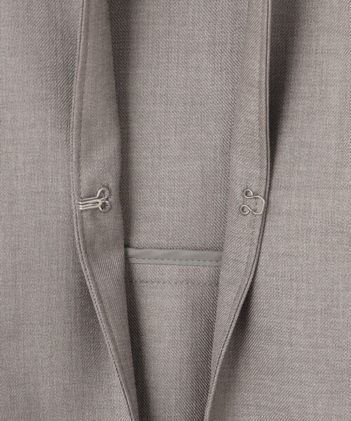 J.PRESS(ジェイプレス)の「【定番人気・セットアップ対応】OXIJEWEL ストレッチ ノーカラー ジャケット(ノーカラージャケット・レディース・ネイビー系/ライトグレー系/シルバー系・T13/T15)」の22枚目の写真