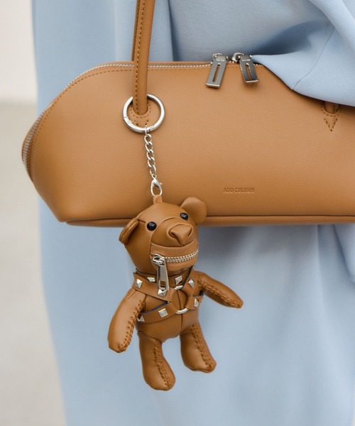 BARNYARDSTORM(バンヤードストーム)の「BARNYARDSTORM / Mr.Mベアチャーム【『ネルソンさん』YouTubeご紹介アイテム】(キーホルダー・レディース・ブラック/ピンク/キャメル・FREE)」の1枚目の写真